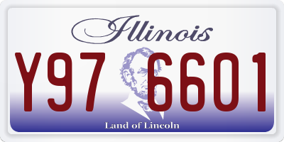 IL license plate Y976601