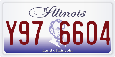 IL license plate Y976604