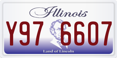 IL license plate Y976607