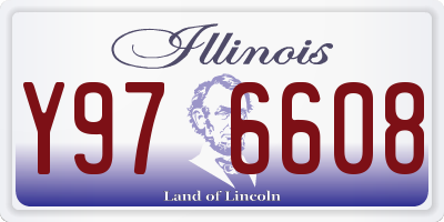 IL license plate Y976608