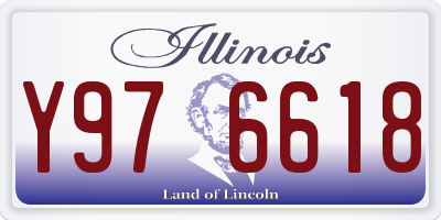 IL license plate Y976618