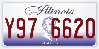 IL license plate Y976620