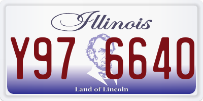 IL license plate Y976640
