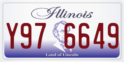 IL license plate Y976649