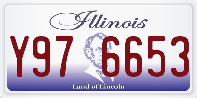 IL license plate Y976653