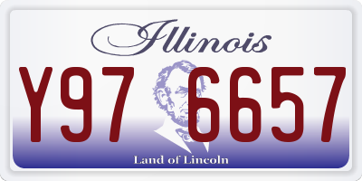 IL license plate Y976657