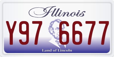 IL license plate Y976677