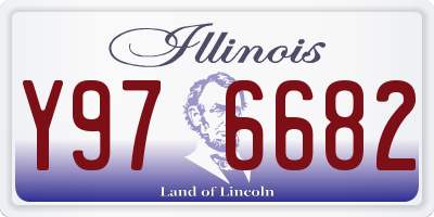 IL license plate Y976682
