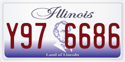 IL license plate Y976686