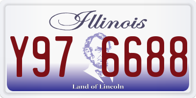 IL license plate Y976688