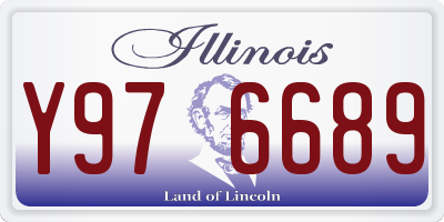 IL license plate Y976689