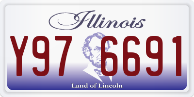 IL license plate Y976691