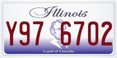 IL license plate Y976702