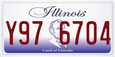IL license plate Y976704