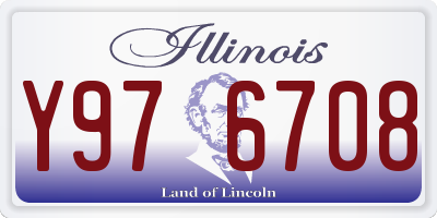 IL license plate Y976708