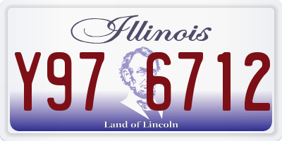 IL license plate Y976712