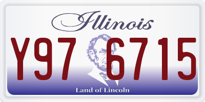 IL license plate Y976715