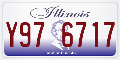 IL license plate Y976717