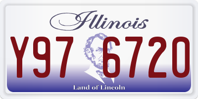 IL license plate Y976720