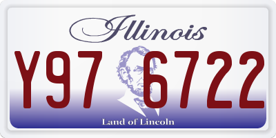 IL license plate Y976722