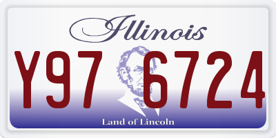IL license plate Y976724