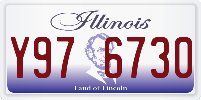 IL license plate Y976730