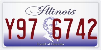 IL license plate Y976742