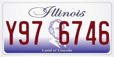 IL license plate Y976746