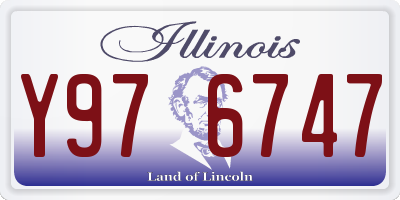 IL license plate Y976747