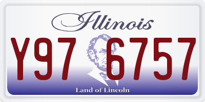 IL license plate Y976757