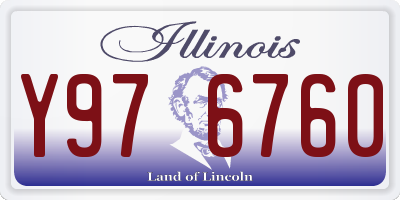 IL license plate Y976760