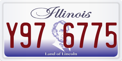 IL license plate Y976775