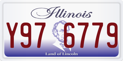 IL license plate Y976779