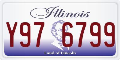 IL license plate Y976799