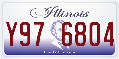 IL license plate Y976804