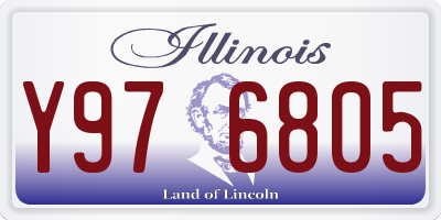 IL license plate Y976805