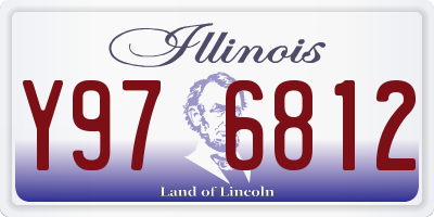 IL license plate Y976812