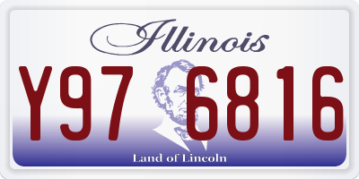 IL license plate Y976816