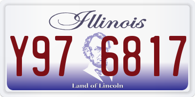 IL license plate Y976817