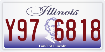IL license plate Y976818