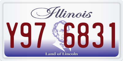 IL license plate Y976831