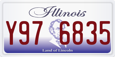 IL license plate Y976835