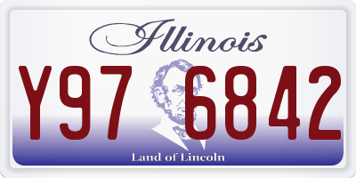 IL license plate Y976842