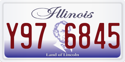 IL license plate Y976845