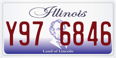 IL license plate Y976846