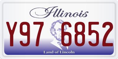 IL license plate Y976852
