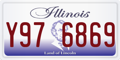 IL license plate Y976869