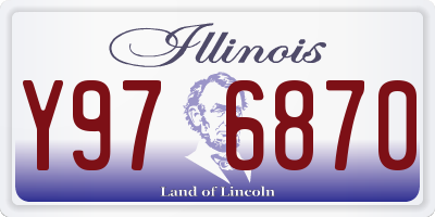 IL license plate Y976870