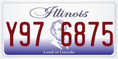 IL license plate Y976875