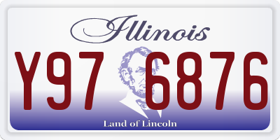 IL license plate Y976876